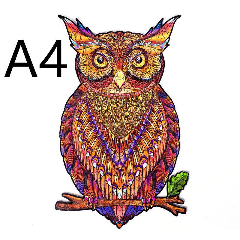 DIY Wooden Puzzles Animal Shaped The Best Christmas Gift Wooden Puzzles - Image 40