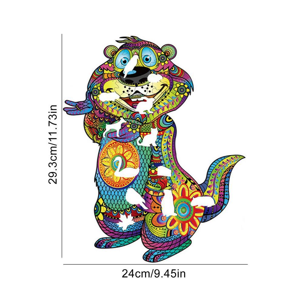 DIY Wooden Puzzles Animal Shaped The Best Christmas Gift Wooden Puzzles - Image 47