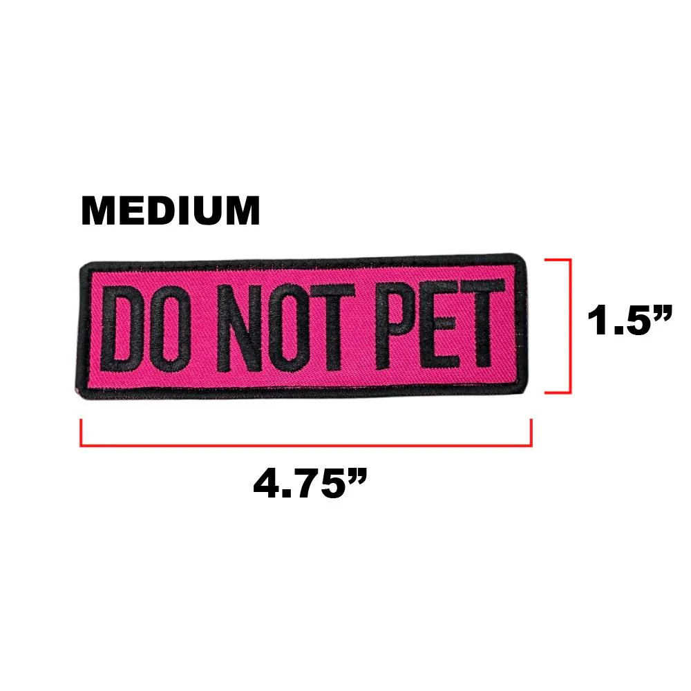 Do Not Pet (Pink) Morale Patch - Image 2