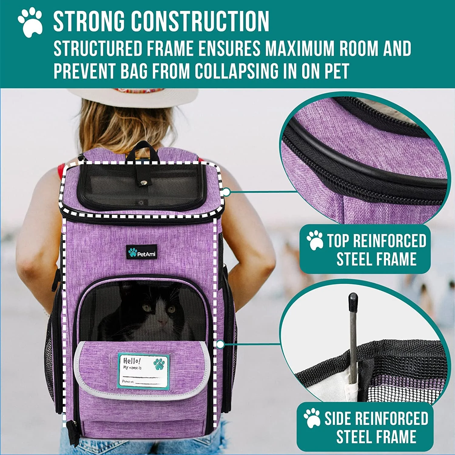 Dog and cats Backpack Carrier - Image 5