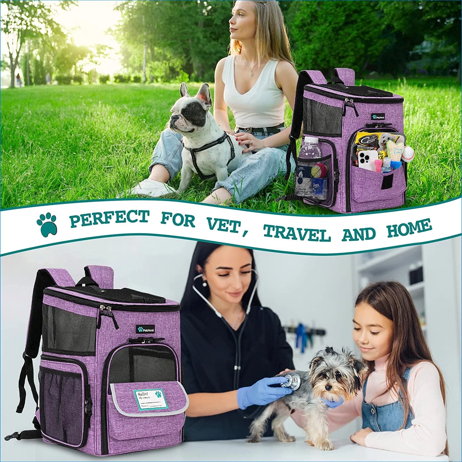 Dog and cats Backpack Carrier - Image 7