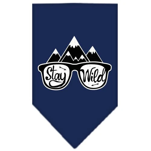 Dog Bandana Screen Printed, "Stay Wild" - Image 10