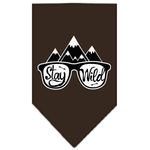 Dog Bandana Screen Printed, "Stay Wild" - Image 11
