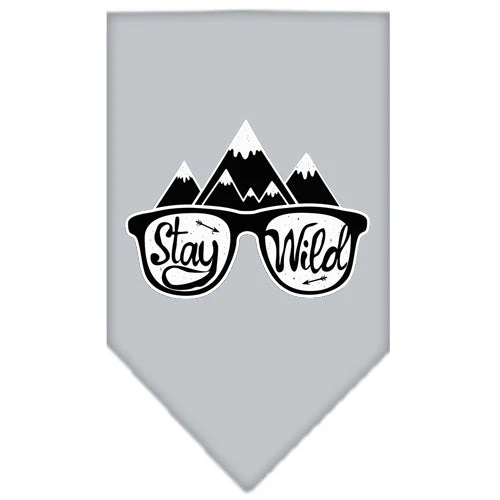 Dog Bandana Screen Printed, "Stay Wild" - Image 13
