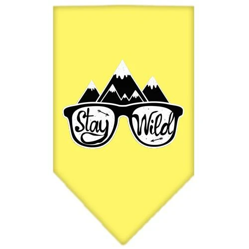 Dog Bandana Screen Printed, "Stay Wild" - Image 3