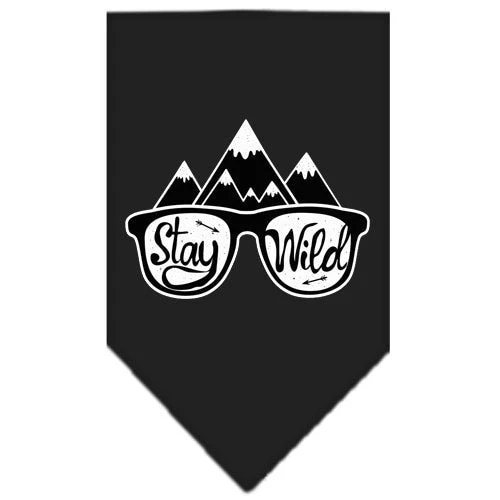 Dog Bandana Screen Printed, "Stay Wild" - Image 7