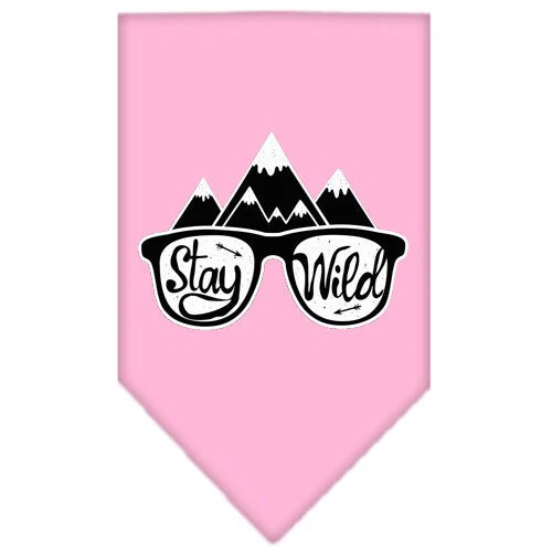 Dog Bandana Screen Printed, "Stay Wild" - Image 9