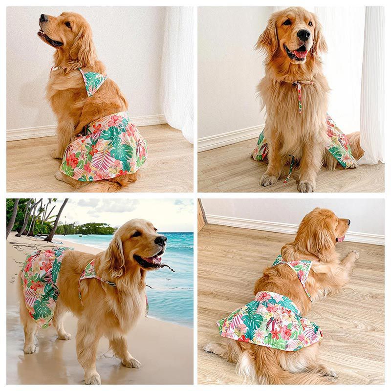 Dog bikini Hawaii beach swim wear for Large dog - Image 6
