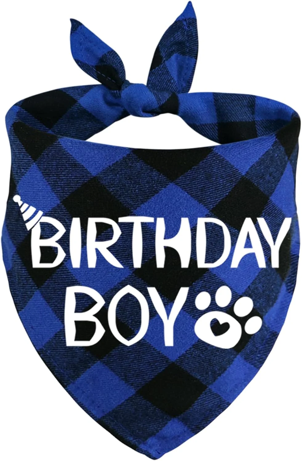 Dog Birthday Bandana – Premium Cotton Birthday Boy Bandana for Dogs - Image 2