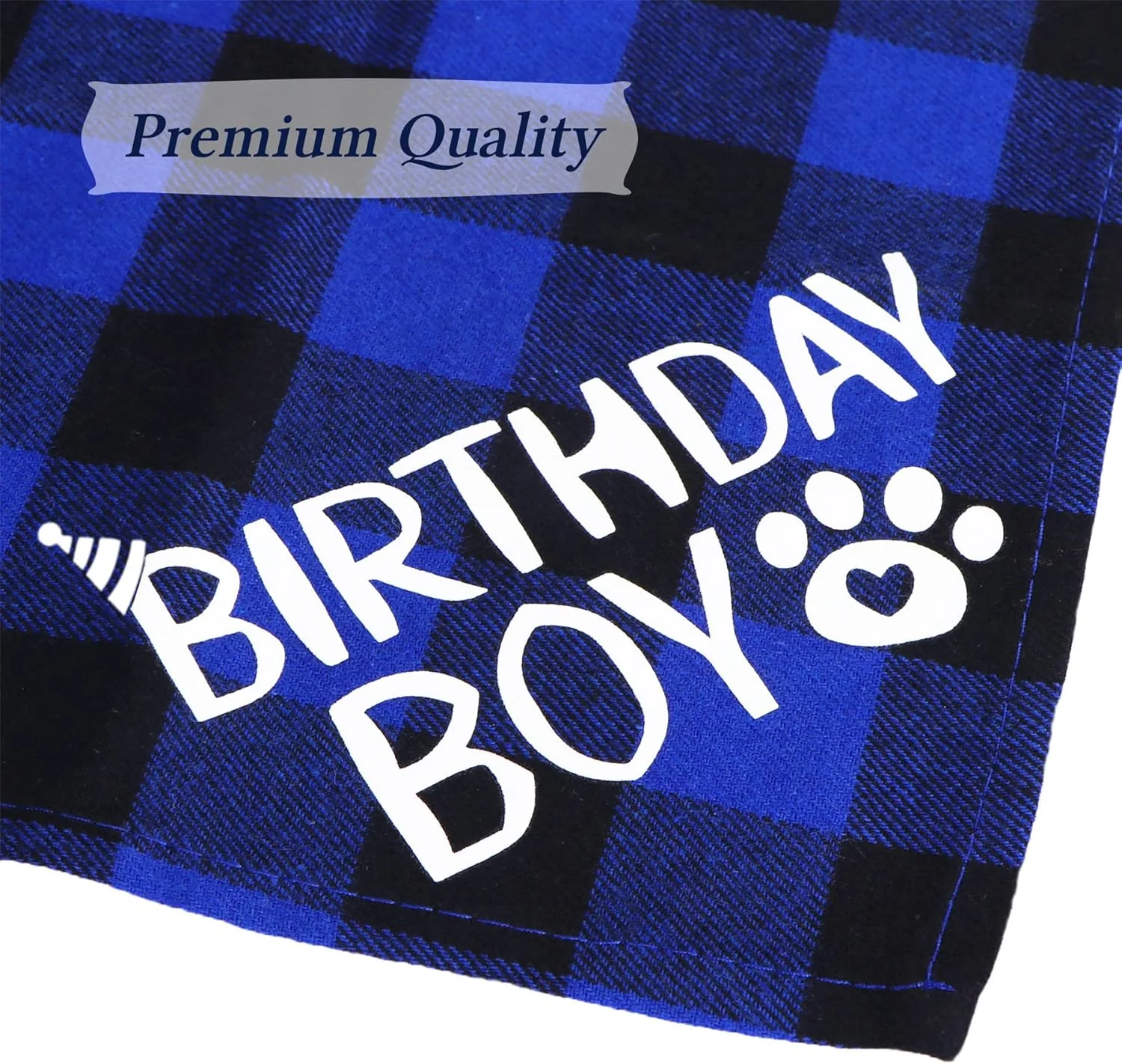 Dog Birthday Bandana – Premium Cotton Birthday Boy Bandana for Dogs - Image 6