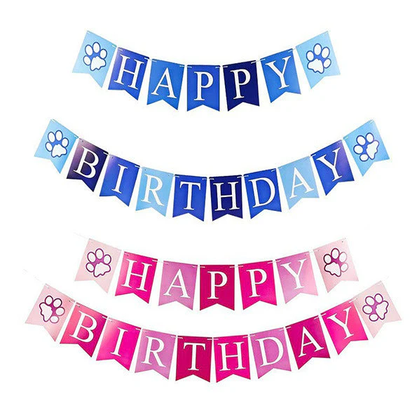 Dog Birthday Set – Hat, Bananda & Banner for Party Fun - Image 3