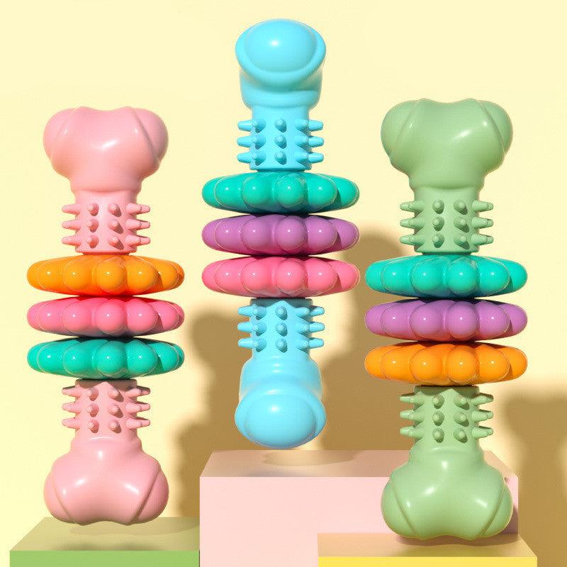Dog Bite Resistant Teething Bone Chew Toy - Image 10