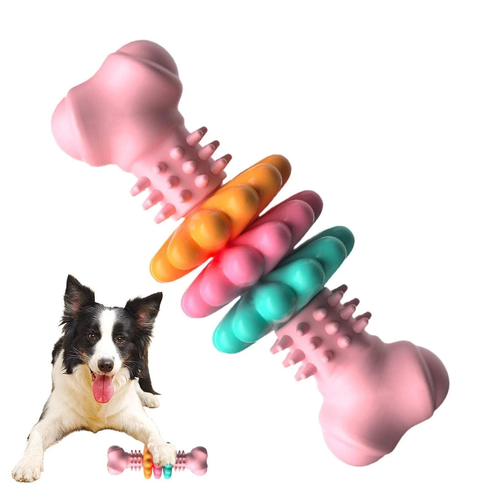 Dog Bite Resistant Teething Bone Chew Toy - Image 4