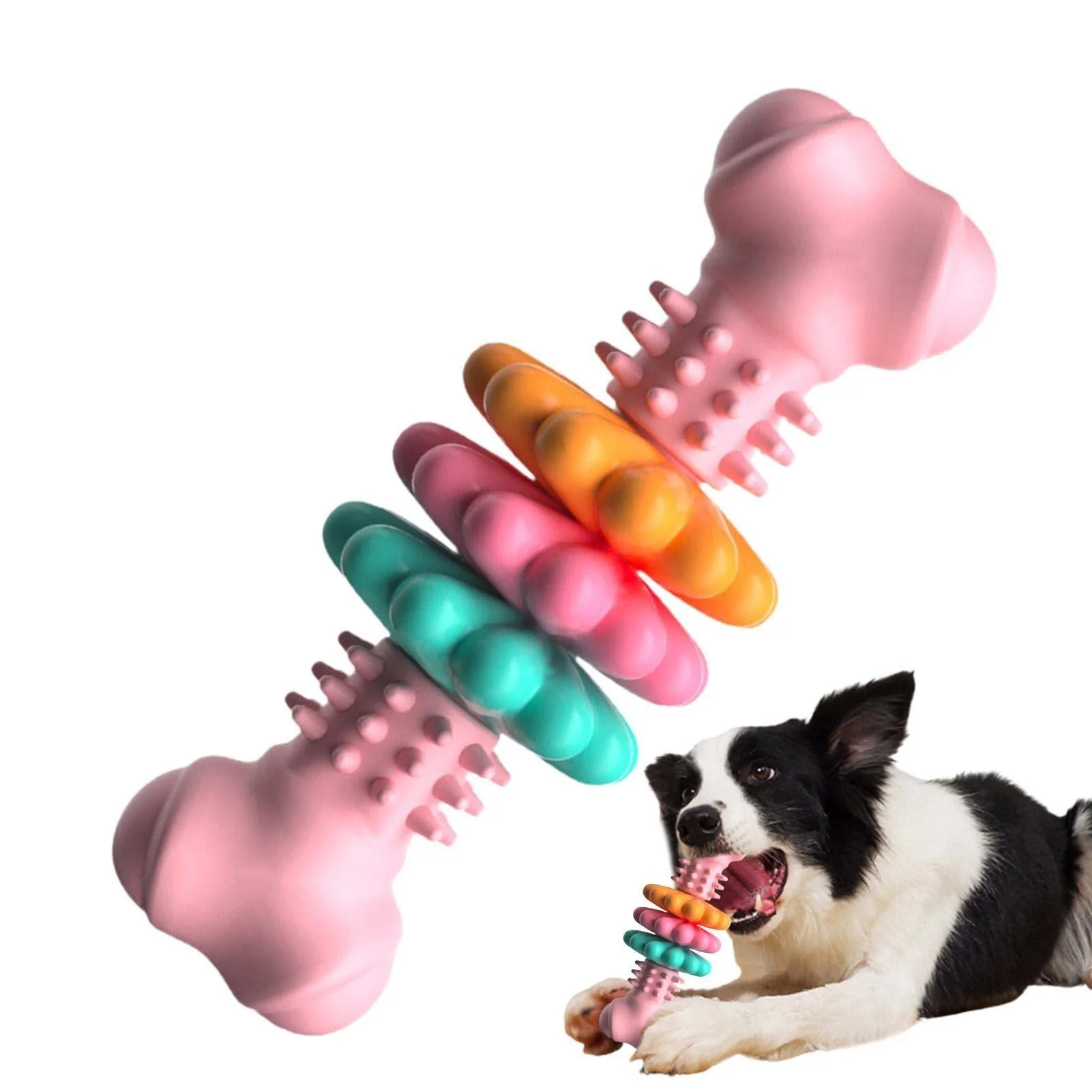 Dog Bite Resistant Teething Bone Chew Toy - Image 5