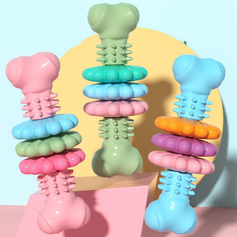 Dog Bite Resistant Teething Bone Chew Toy - Image 8
