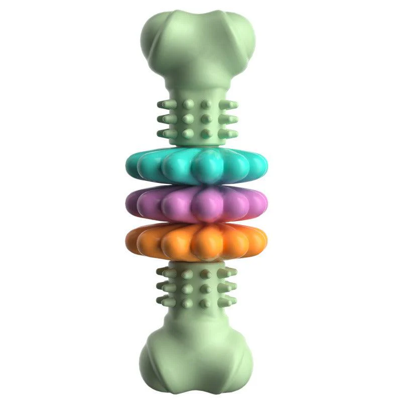 Dog Bite Resistant Teething Bone Chew Toy - Image 9