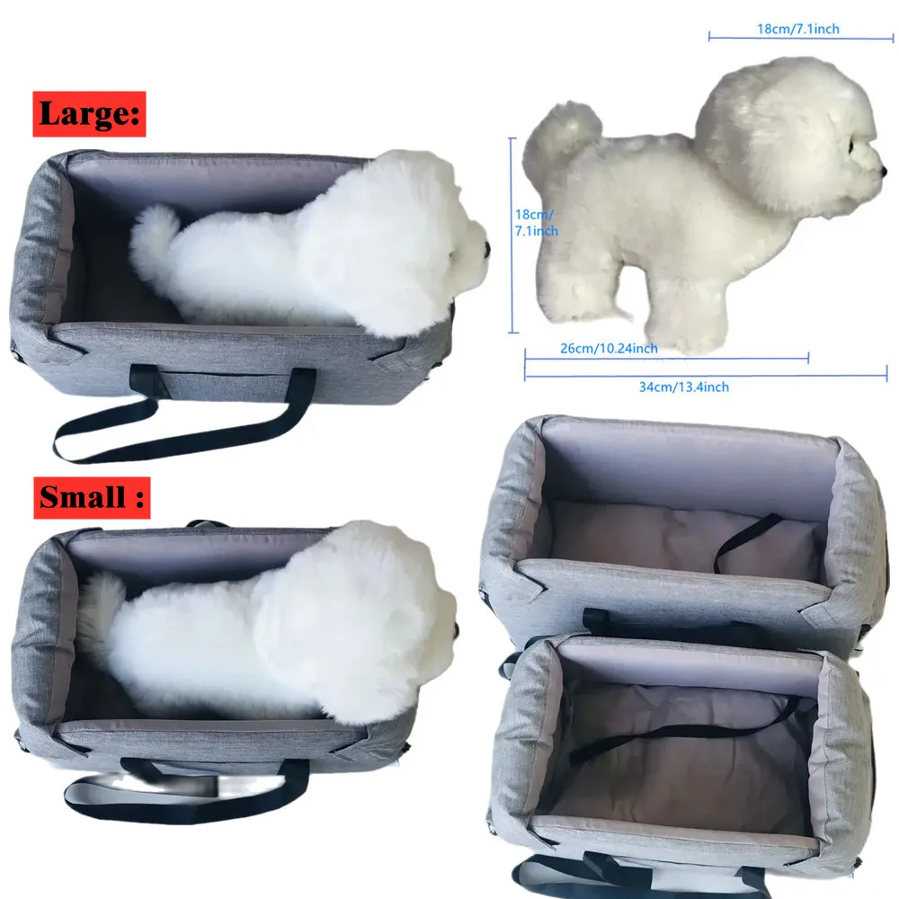 Dog Car Seat Bed & Portable Carrier for Small Pets - Image 5