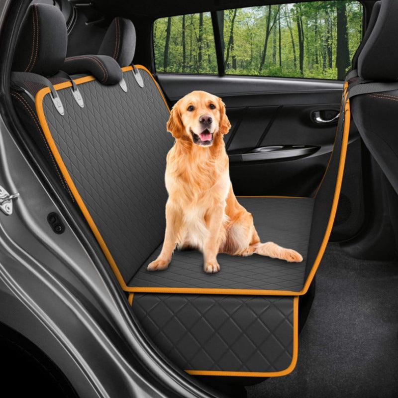 Dog Car Seat Cover Protector with View Mesh - Image 15
