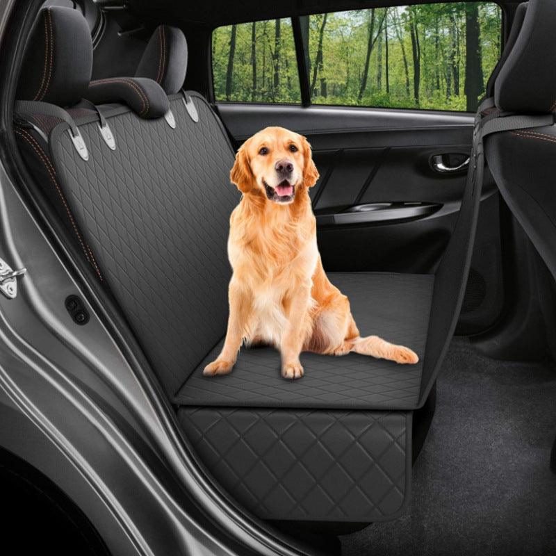 Dog Car Seat Cover Protector with View Mesh - Image 9