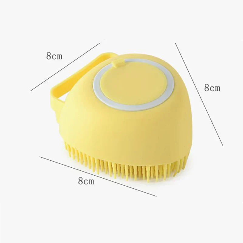 Dog & Cat Bath Massage Brush – Soft Silicone Pet Accessories Tools - Image 3
