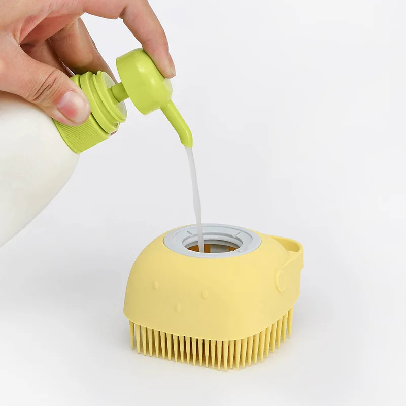 Dog & Cat Bath Massage Brush – Soft Silicone Pet Accessories Tools - Image 6