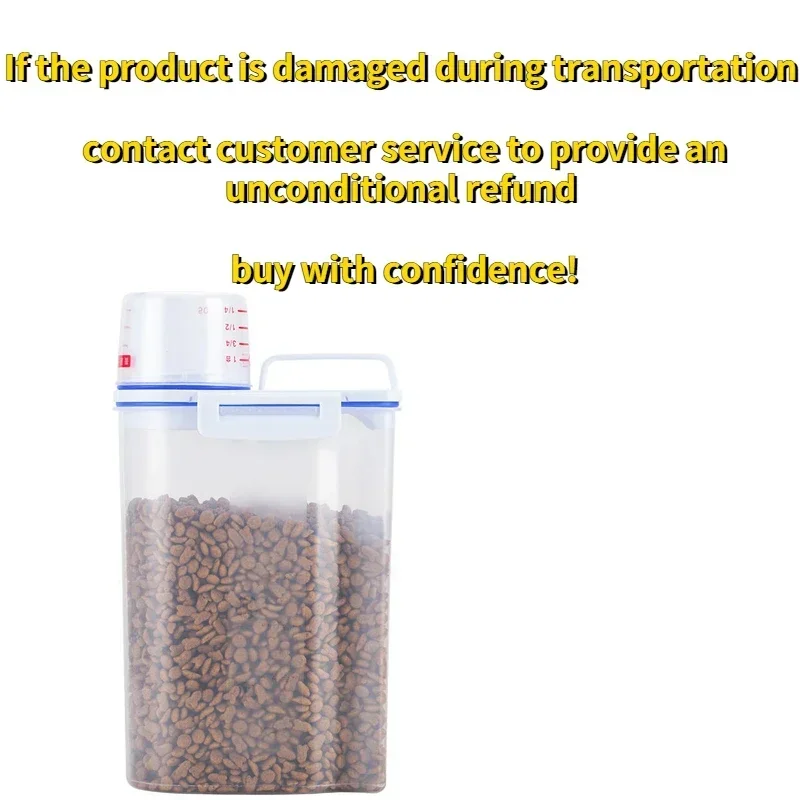 Dog & Cat Food Storage Container – 1.5kg/2kg with Measuring Cup - Image 7