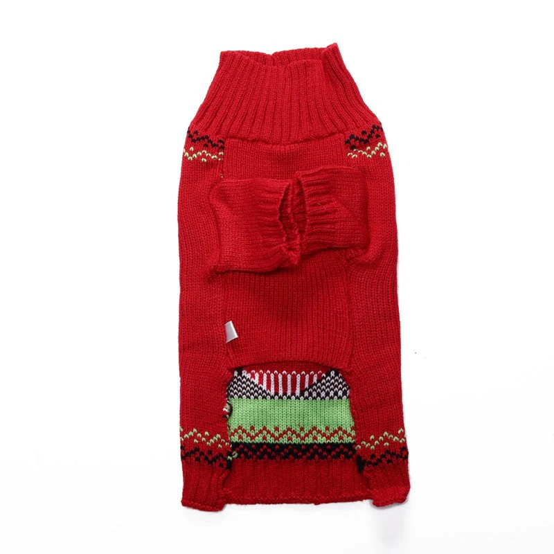 Dog & Cat Reindeer Sweater • Knit with 3D Pom Nose - Image 3