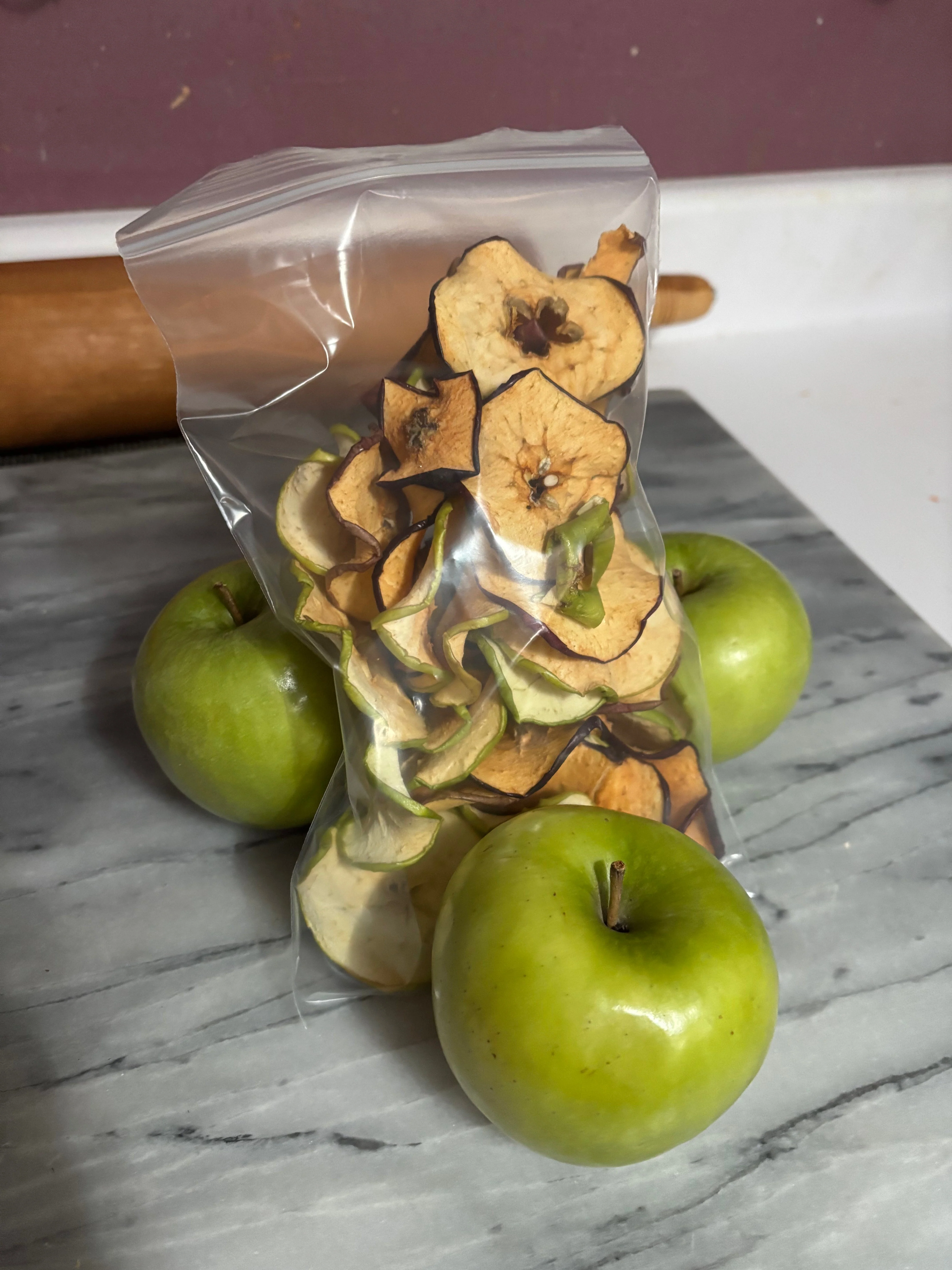 Dog Chips- Apple Chips - Large Bag - Image 2