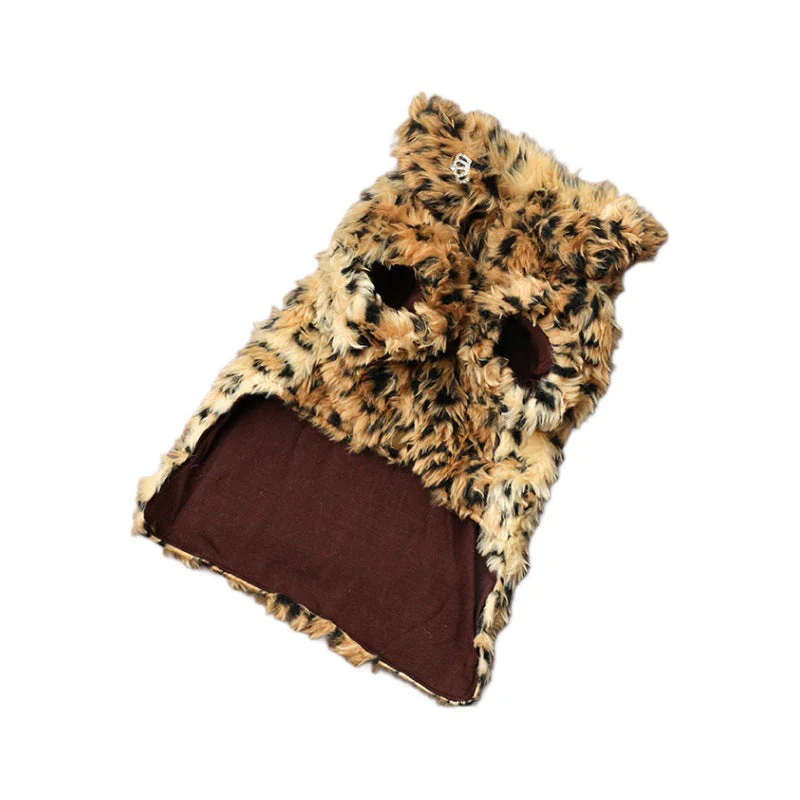 Dog coat leopard fur - Image 2