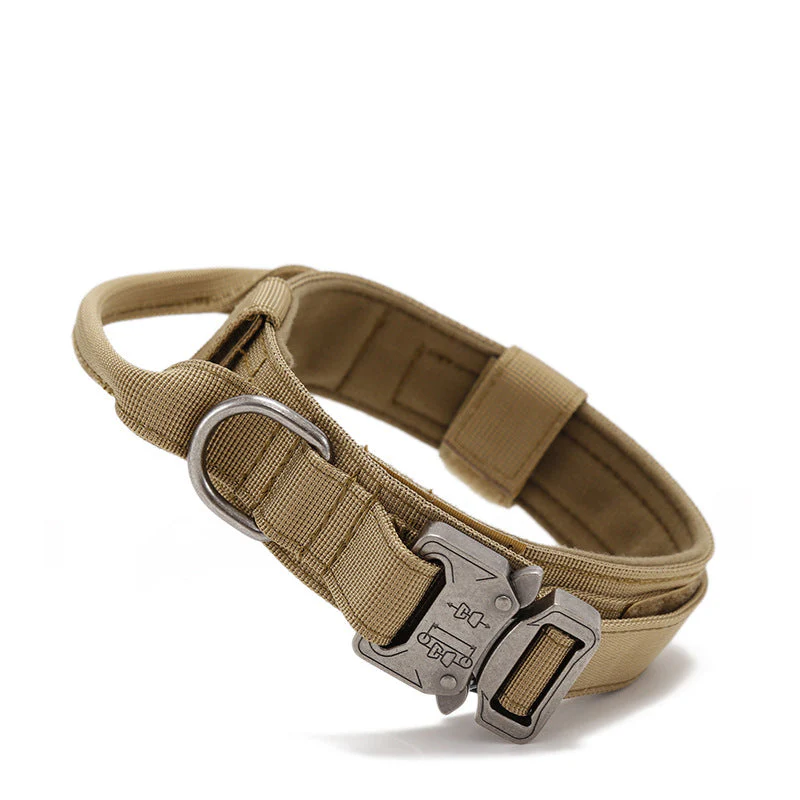 Dog collar+leash set Military-Style Tactical Nylon Collar for Large dogs - Image 7