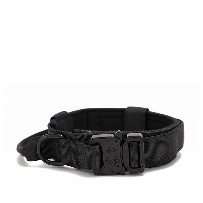 Dog collar+leash set Military-Style Tactical Nylon Collar for Large dogs - Image 8