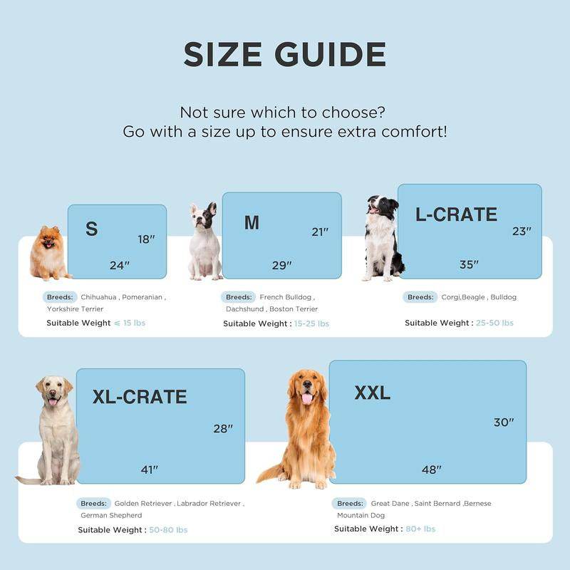 Dog Cooling Mat – Washable Summer Crate Pad for Large Dogs (Up to 50 lbs), Non-Slip, Portable, QMAX>0.5 Cooling Tech - Image 7