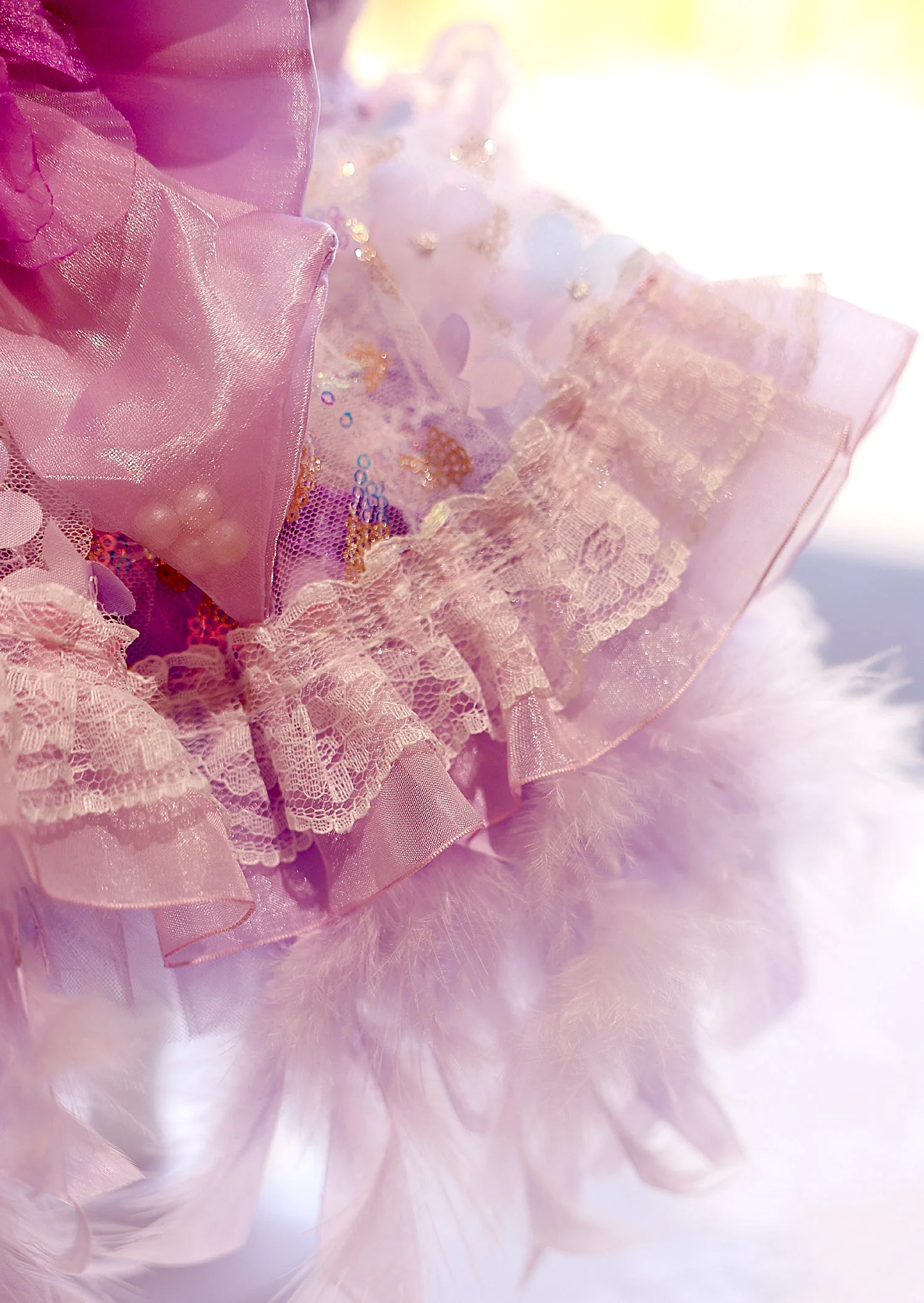 Dog Dress Feather Dream Princess Dress - Image 25