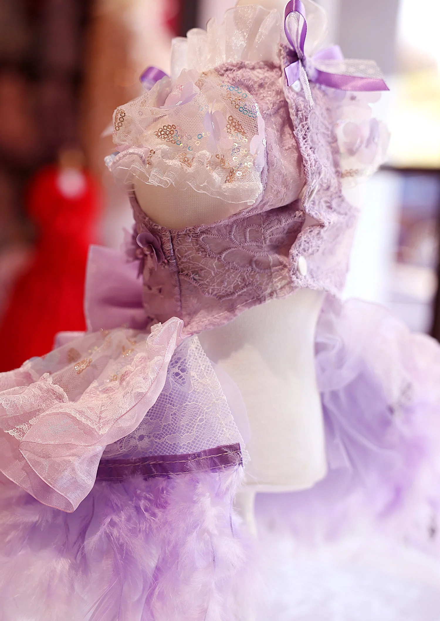 Dog Dress Feather Dream Princess Dress - Image 26