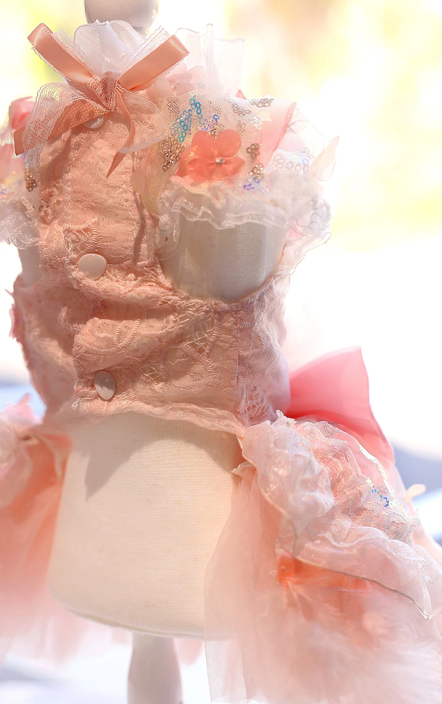 Dog Dress Feather Dream Princess Dress - Image 6