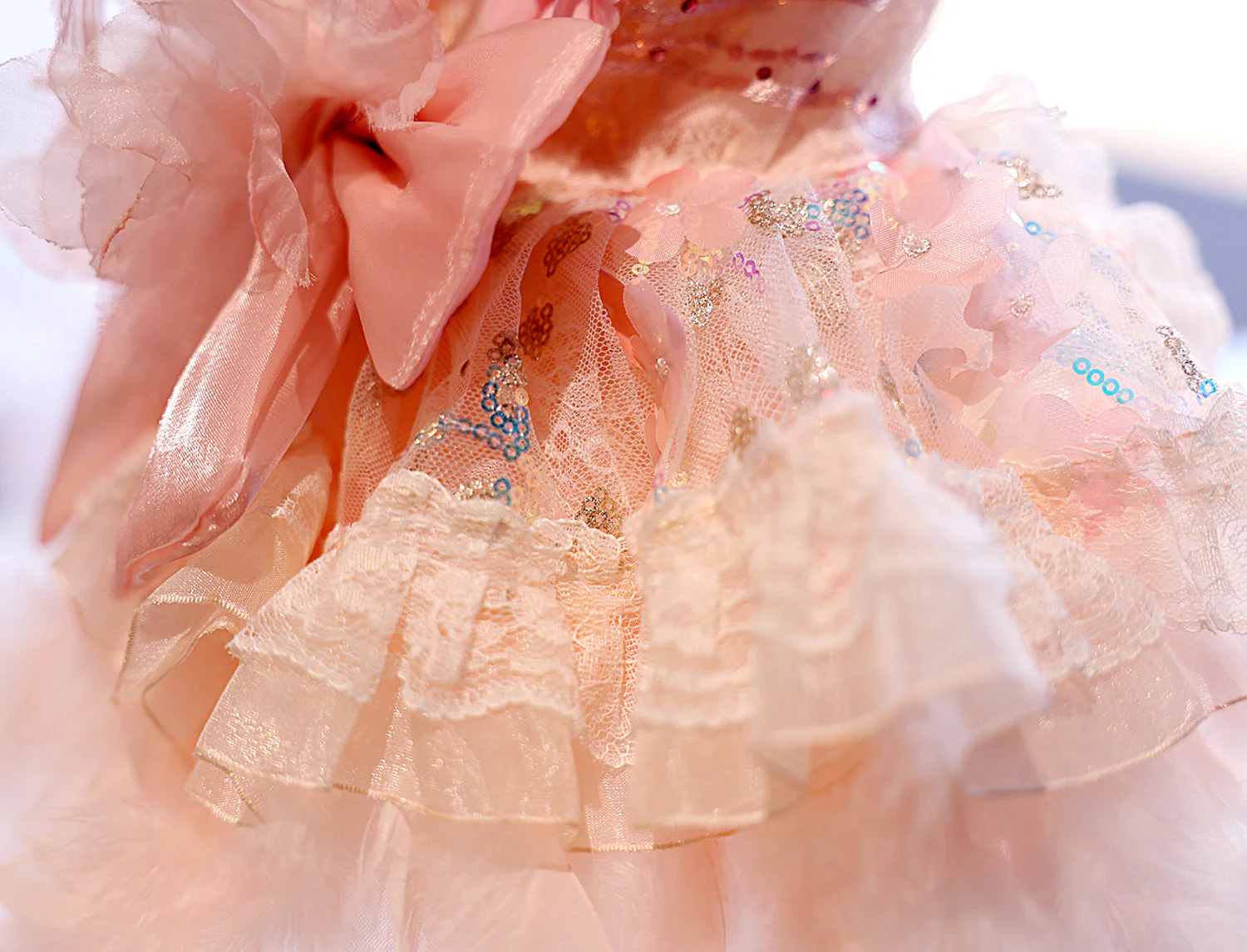 Dog Dress Feather Dream Princess Dress - Image 9