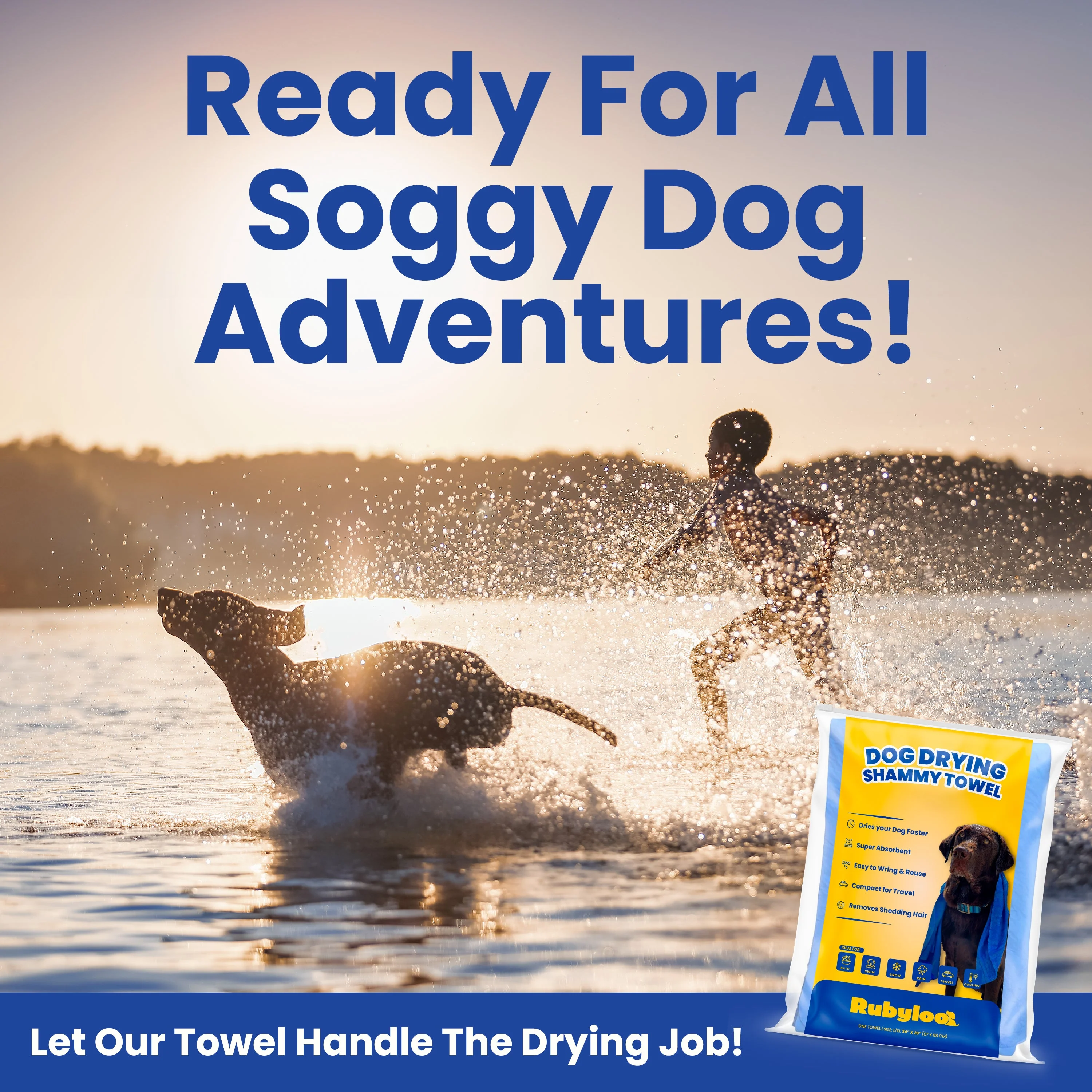 Dog Drying Shammy Towel - Image 8