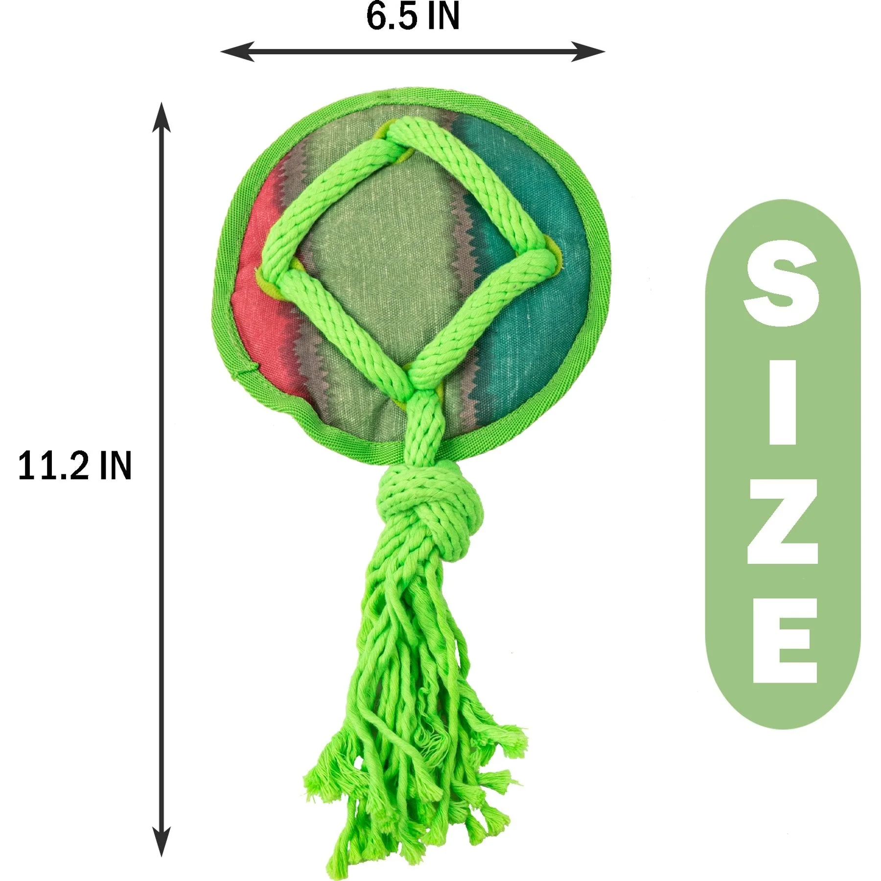 Dog Fetch Toy - Rope Tangle Tangle Disc - Image 8