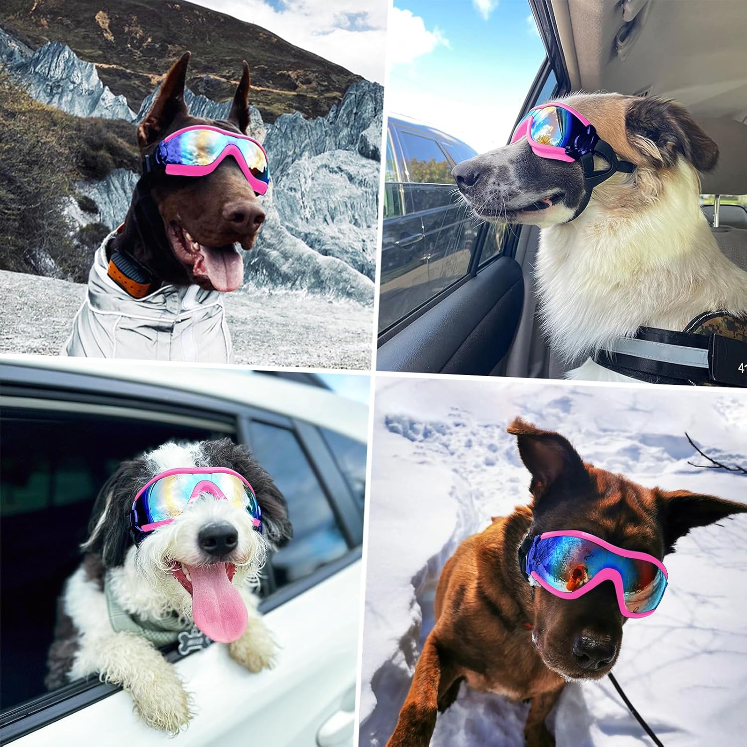 Dog goggles anti UV skiing sunglasses - Image 16