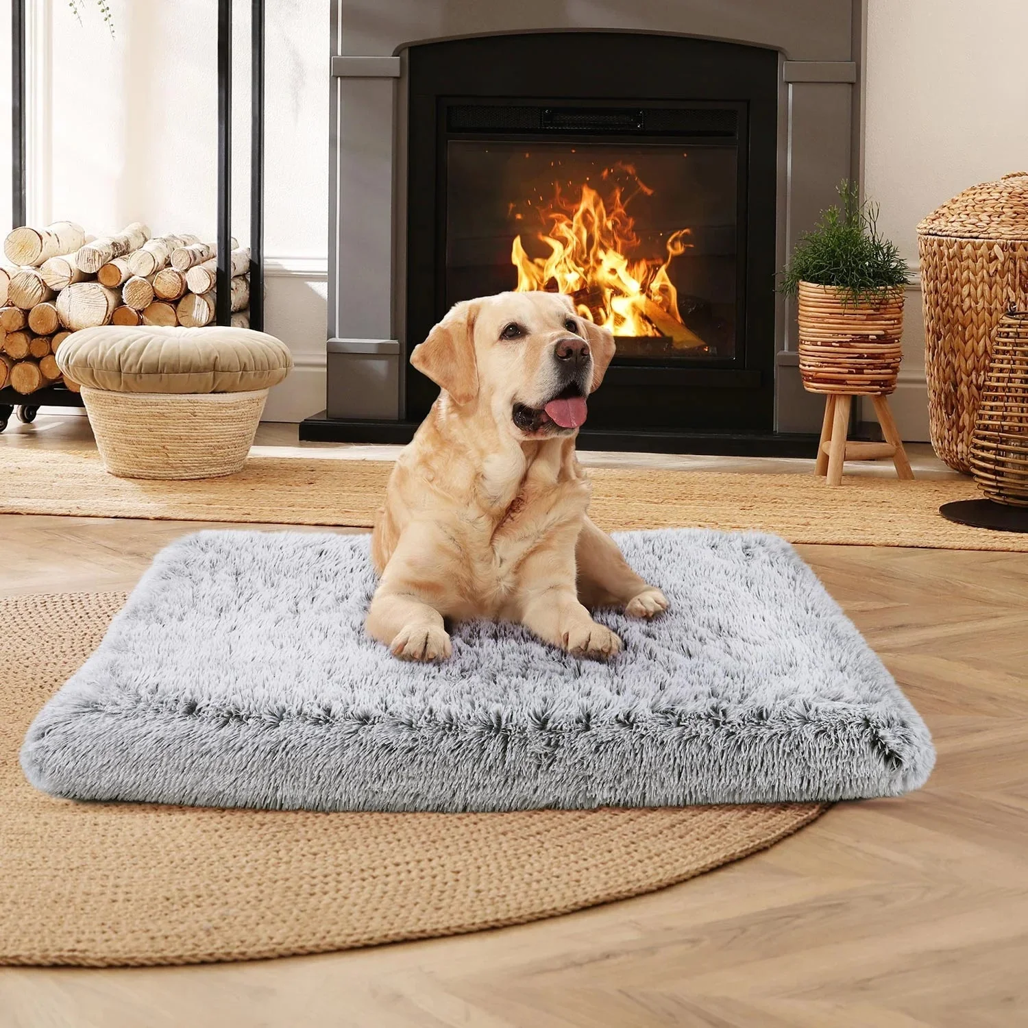 Dog gray Bed for Large furry friend - Image 10