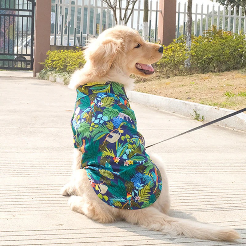 Dog Hawaii beach shirt 3 colors - Image 2