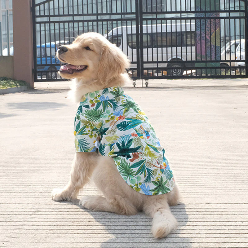 Dog Hawaii beach shirt 3 colors - Image 3
