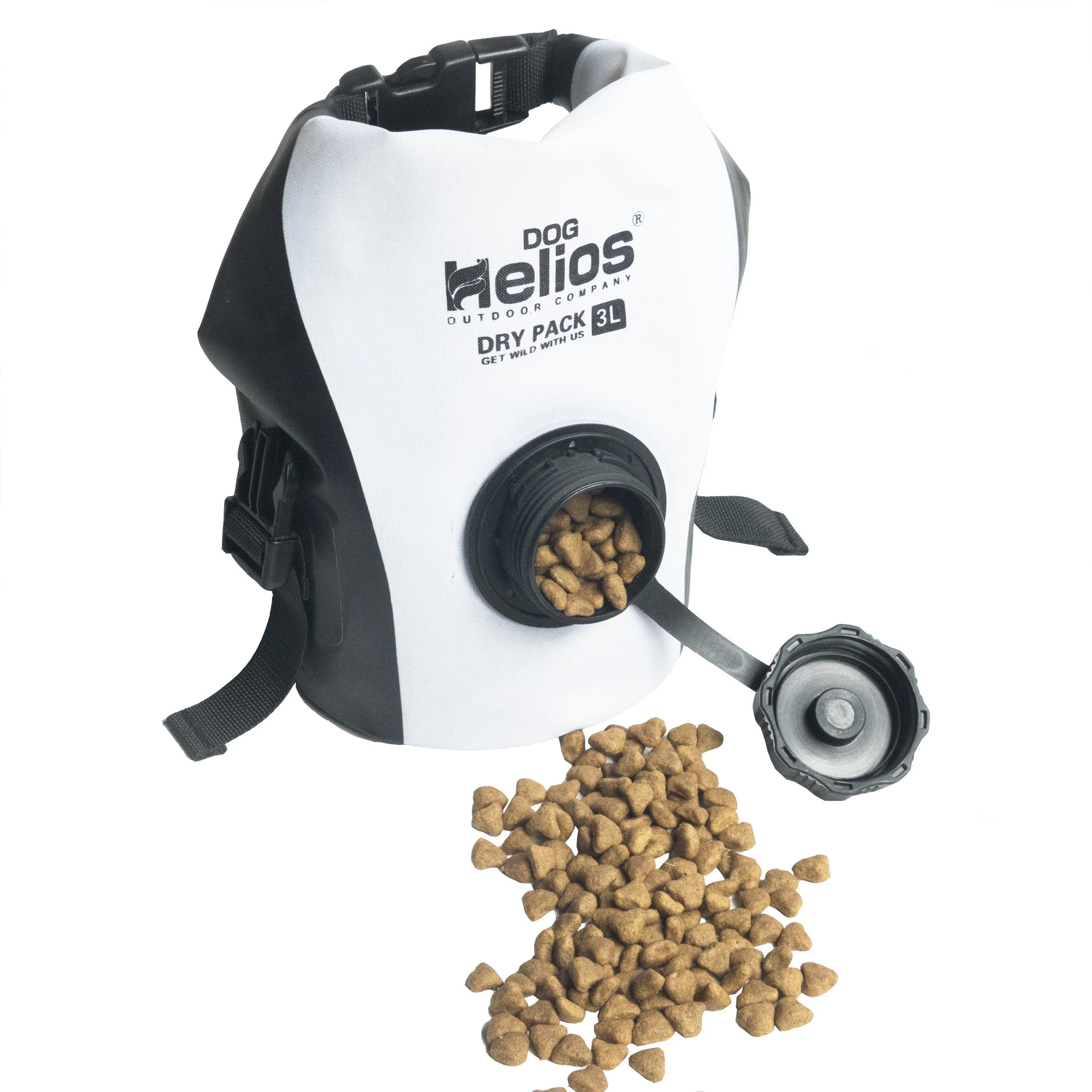 Dog Helios 'Grazer' Waterproof Outdoor Travel Dry Food Dispenser Bag - Image 3