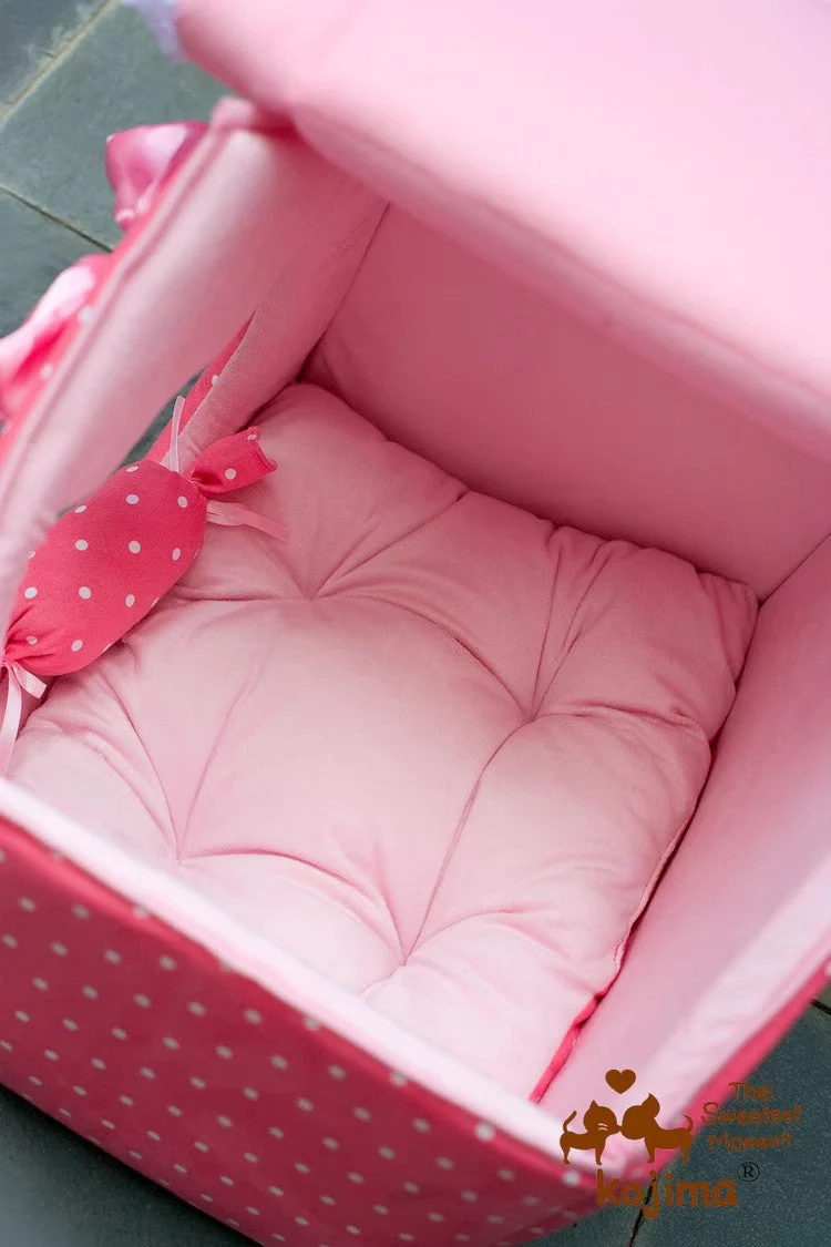 Dog house princess pink dot lace - Image 6