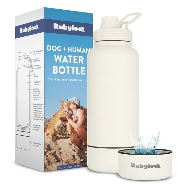 Dog + Human Water Bottle with Detachable Dog Bowl - Image 14