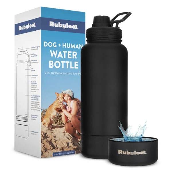 Dog + Human Water Bottle with Detachable Dog Bowl - Image 15