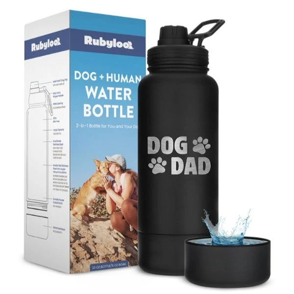 Dog + Human Water Bottle with Detachable Dog Bowl - Image 8
