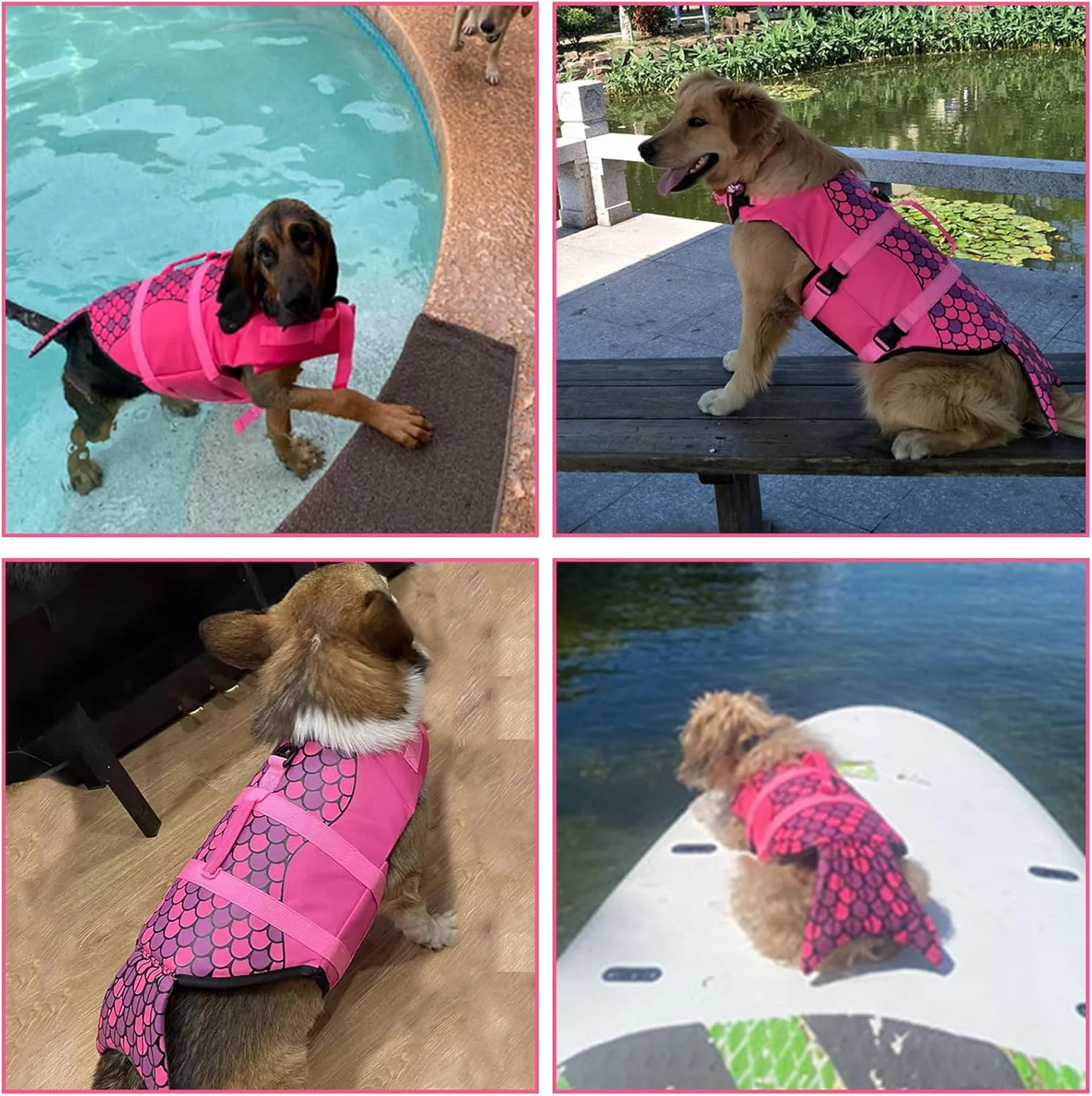Dog life jacket pet swiming wear - Image 21