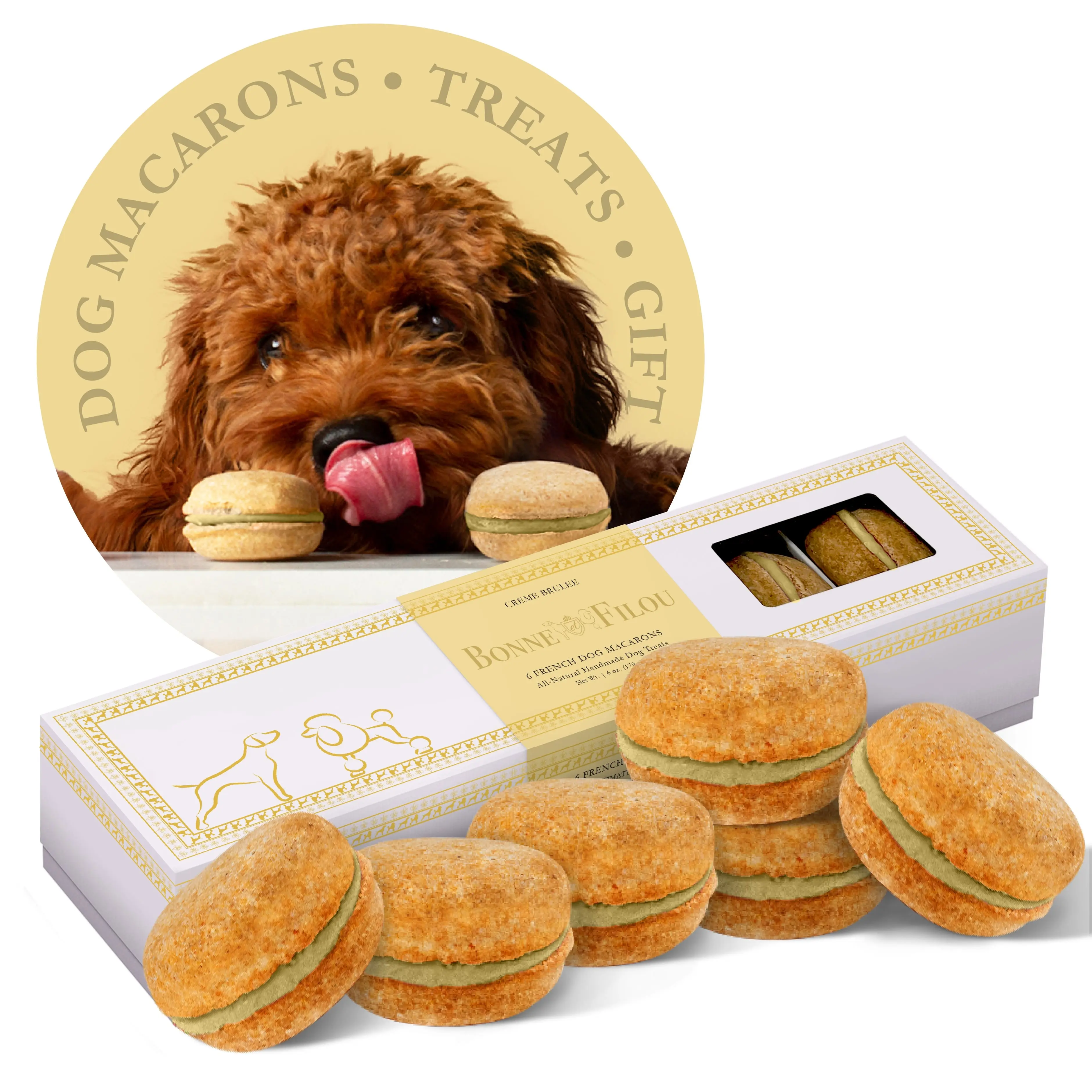 Dog Macarons (Box of 6) - Image 6