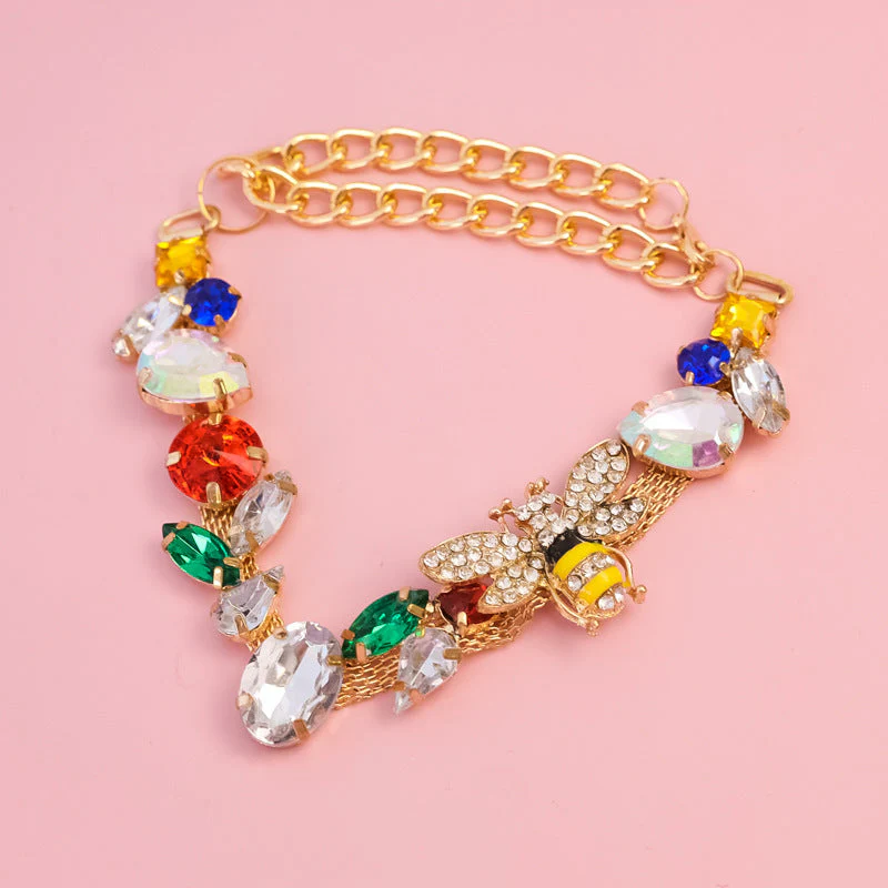 Dog Necklace Gem – Adjustable Gold Chain - Image 3